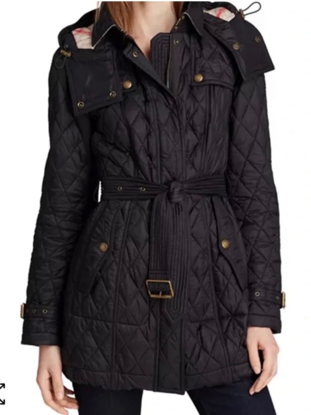 Burberry Finsbridge Quilted Coat XS